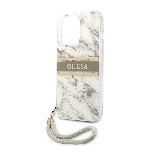 Torbica Guess Marble Strap za iPhone 13 Pro Max 6.7  siva (GUHCP13XKMABGR)