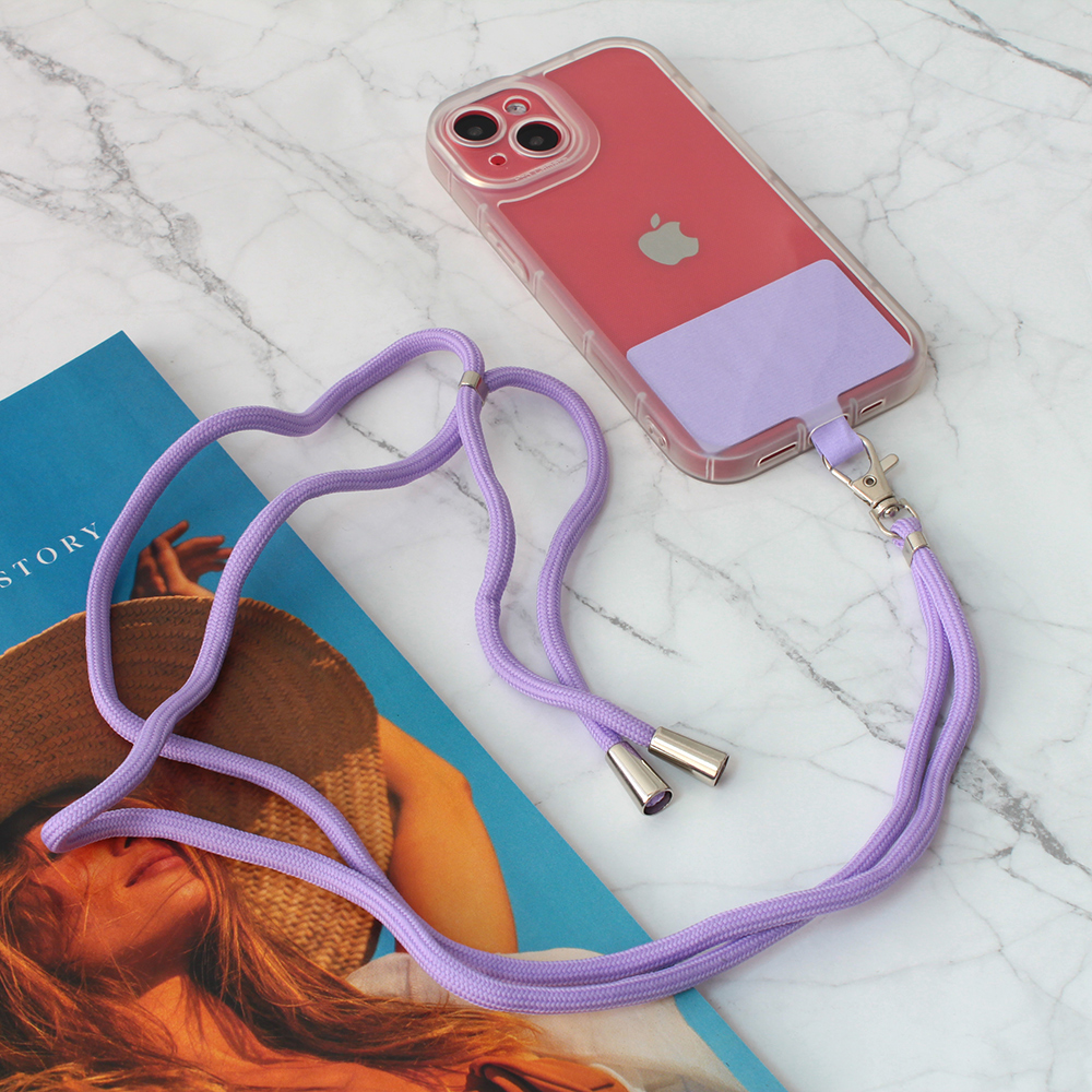 Univerzalni drzac telefona Crossbody ljubicasti