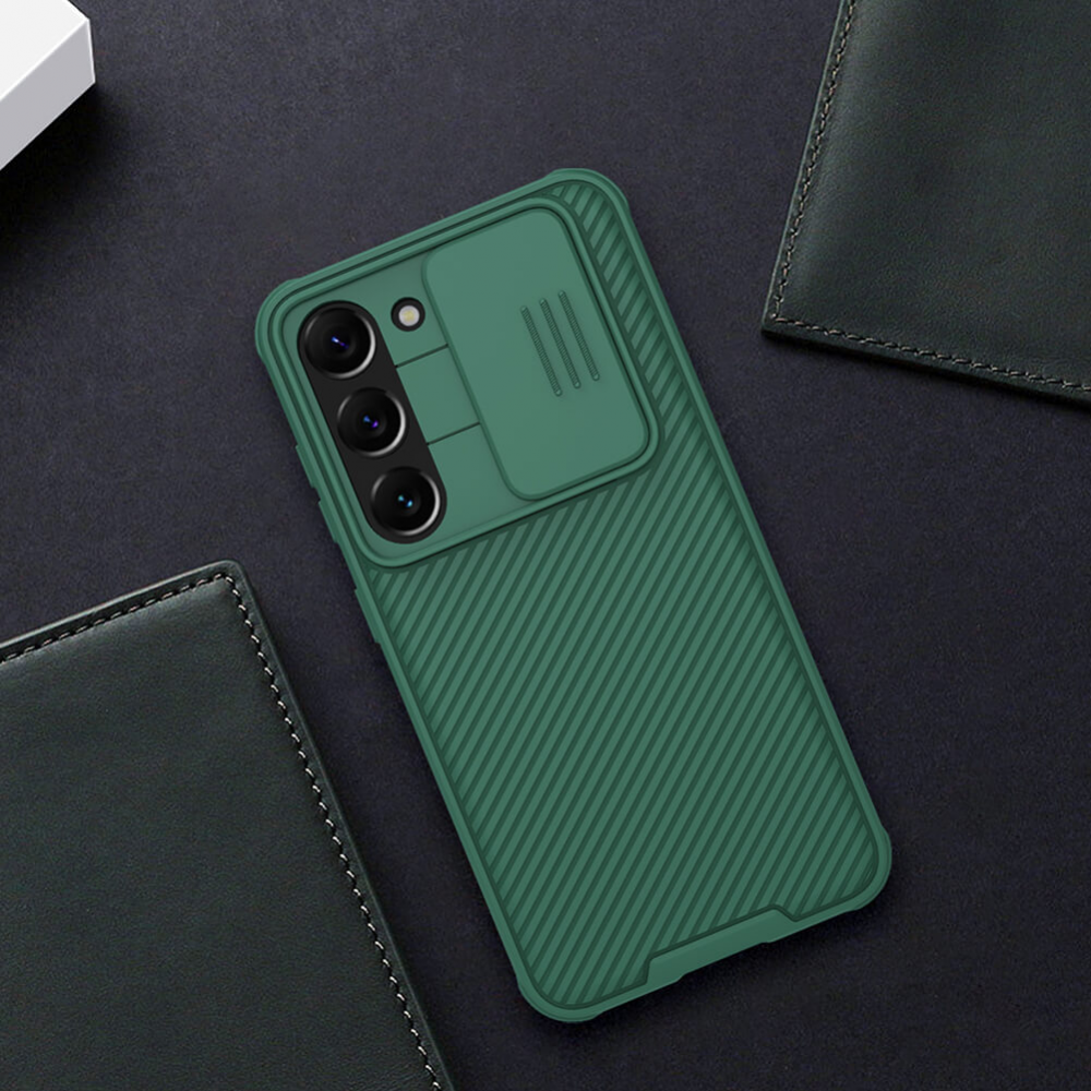 Torbica Nillkin CamShield Pro za Samsung S916B Galaxy S23 Plus zelena