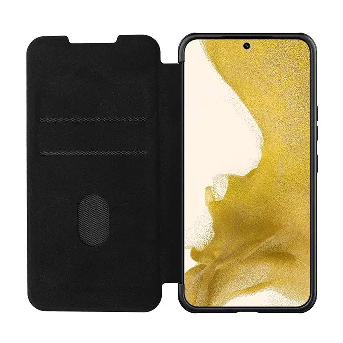 Torbica Nillkin Qin Pro (plain leather) za Samsung S911B Galaxy S23 crna