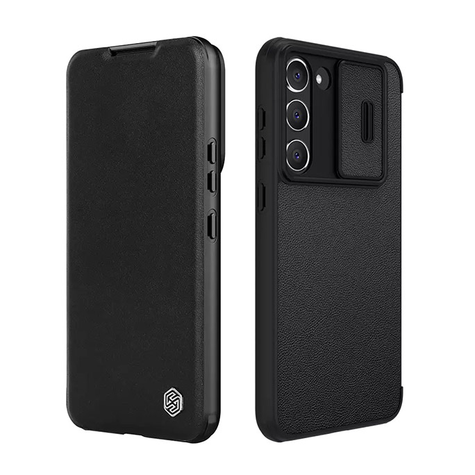 Torbica Nillkin Qin Pro (plain leather) za Samsung S911B Galaxy S23 crna