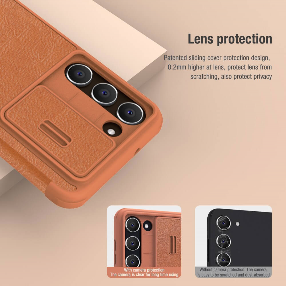 Torbica Nillkin Qin Pro Leather za Samsung S916B Galaxy S23 Plus crvena