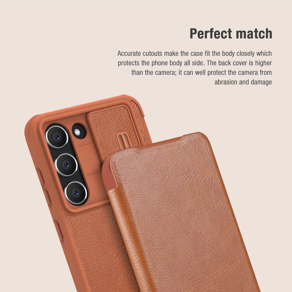Torbica Nillkin Qin Pro Leather za Samsung S916B Galaxy S23 Plus crvena