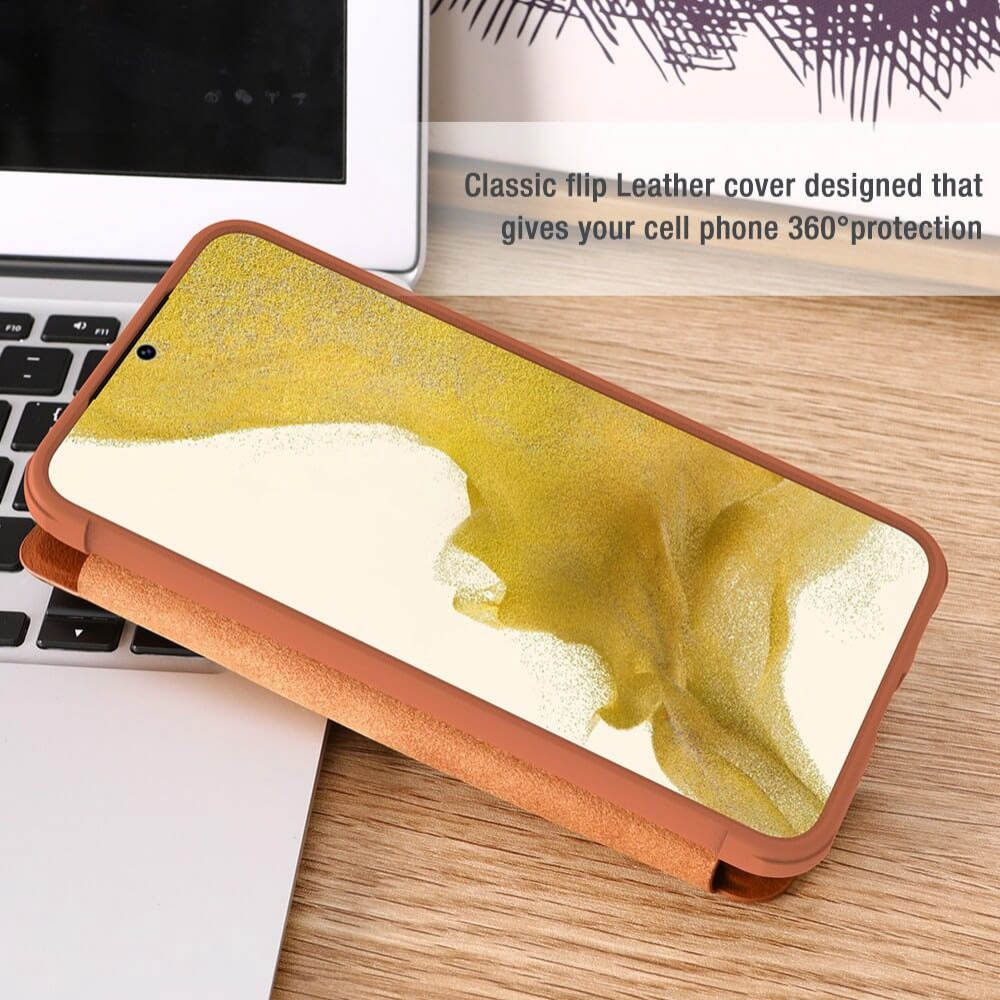 Torbica Nillkin Qin Pro Leather za Samsung S916B Galaxy S23 Plus crvena