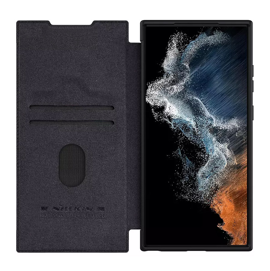 Torbica Nillkin Qin Pro Leather za Samsung S918B Galaxy S23 Ultra crna