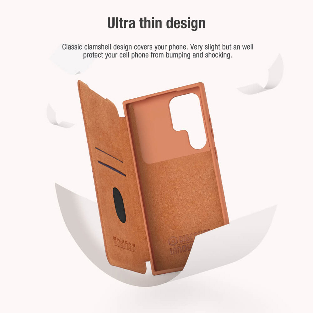 Torbica Nillkin Qin Pro Leather za Samsung S918B Galaxy S23 Ultra crna