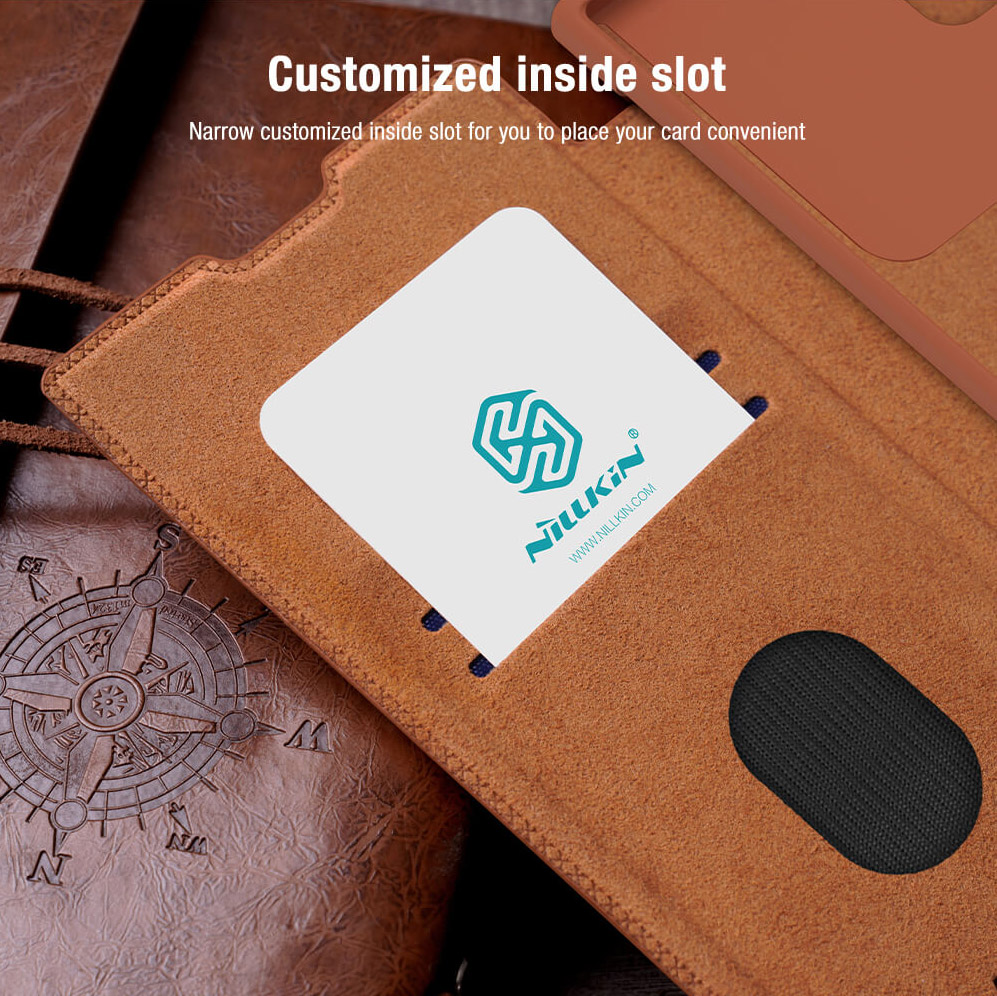 Torbica Nillkin Qin Pro Leather za Samsung S918B Galaxy S23 Ultra crna