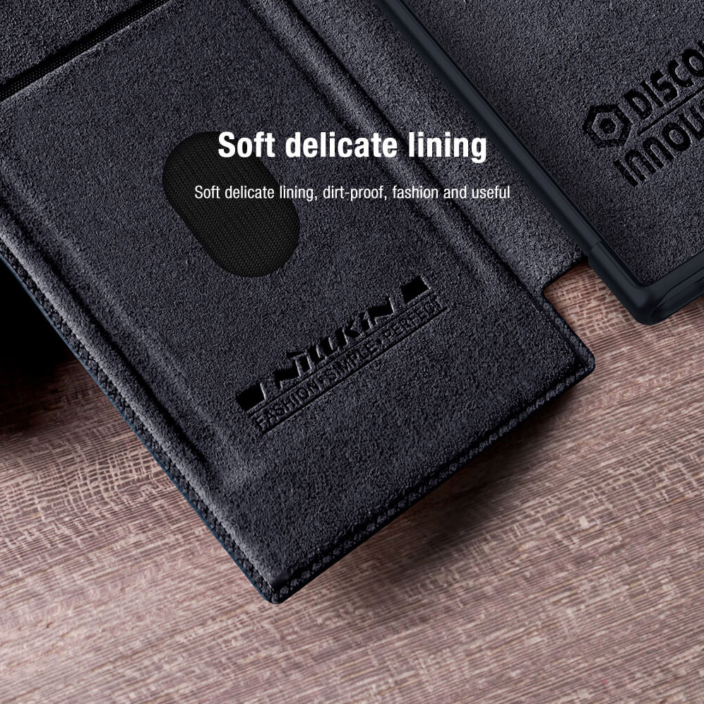 Torbica Nillkin Qin Pro Leather za Samsung S918B Galaxy S23 Ultra crna