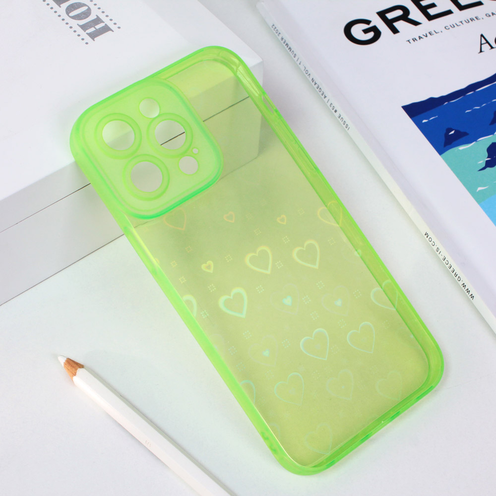 Torbica Heart Color IMD za iPhone 14 Pro Max 6.7 svetlo zelena