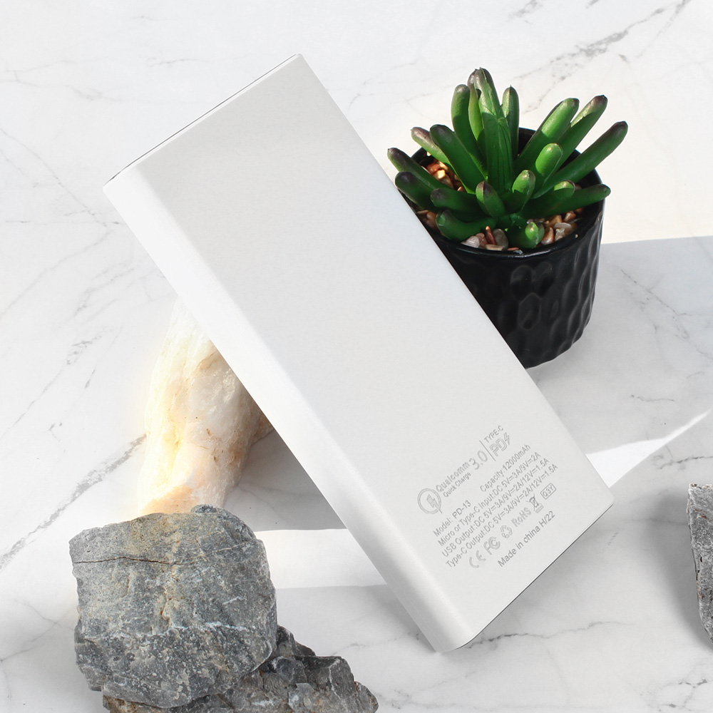 Power bank prenosiva baterija Oxpower P13 PD fast 12000 mAh bela
