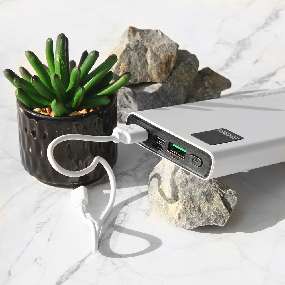 Power bank prenosiva baterija Oxpower P13 PD fast 12000 mAh bela