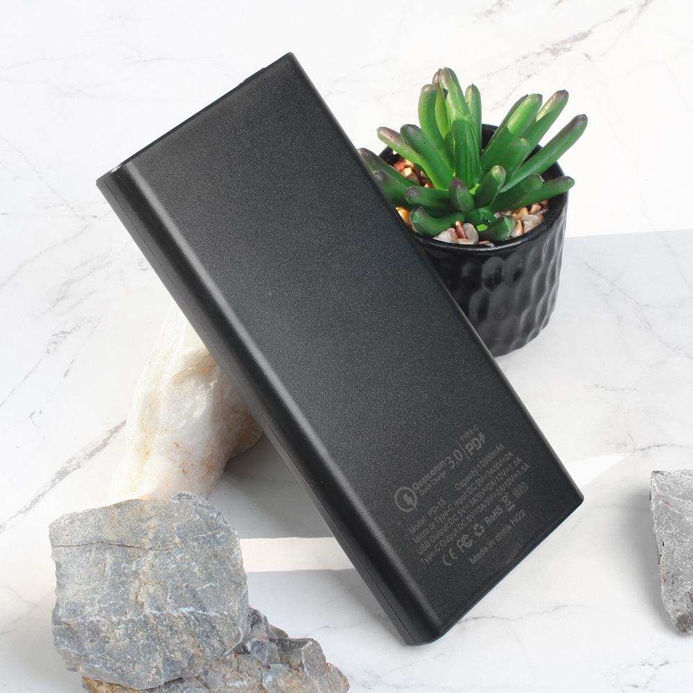 Power bank prenosiva baterija Oxpower P13 PD fast 12000 mAh crna