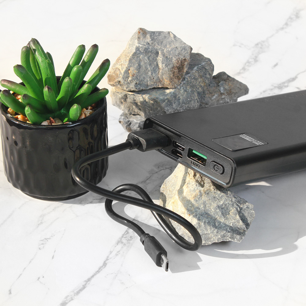 Power bank prenosiva baterija Oxpower P13 PD fast 12000 mAh crna
