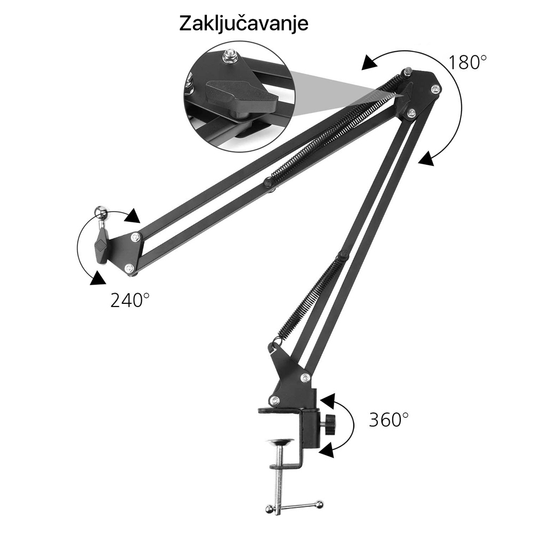 Drzac za mobilni telefon JYC JK-03 beli