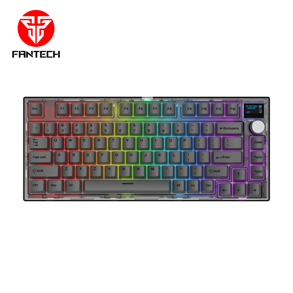 Tastatura Mehanicka Gaming Fantech MK910 RGB PBT Maxfit81 Frost Wireless crna (blue switch)