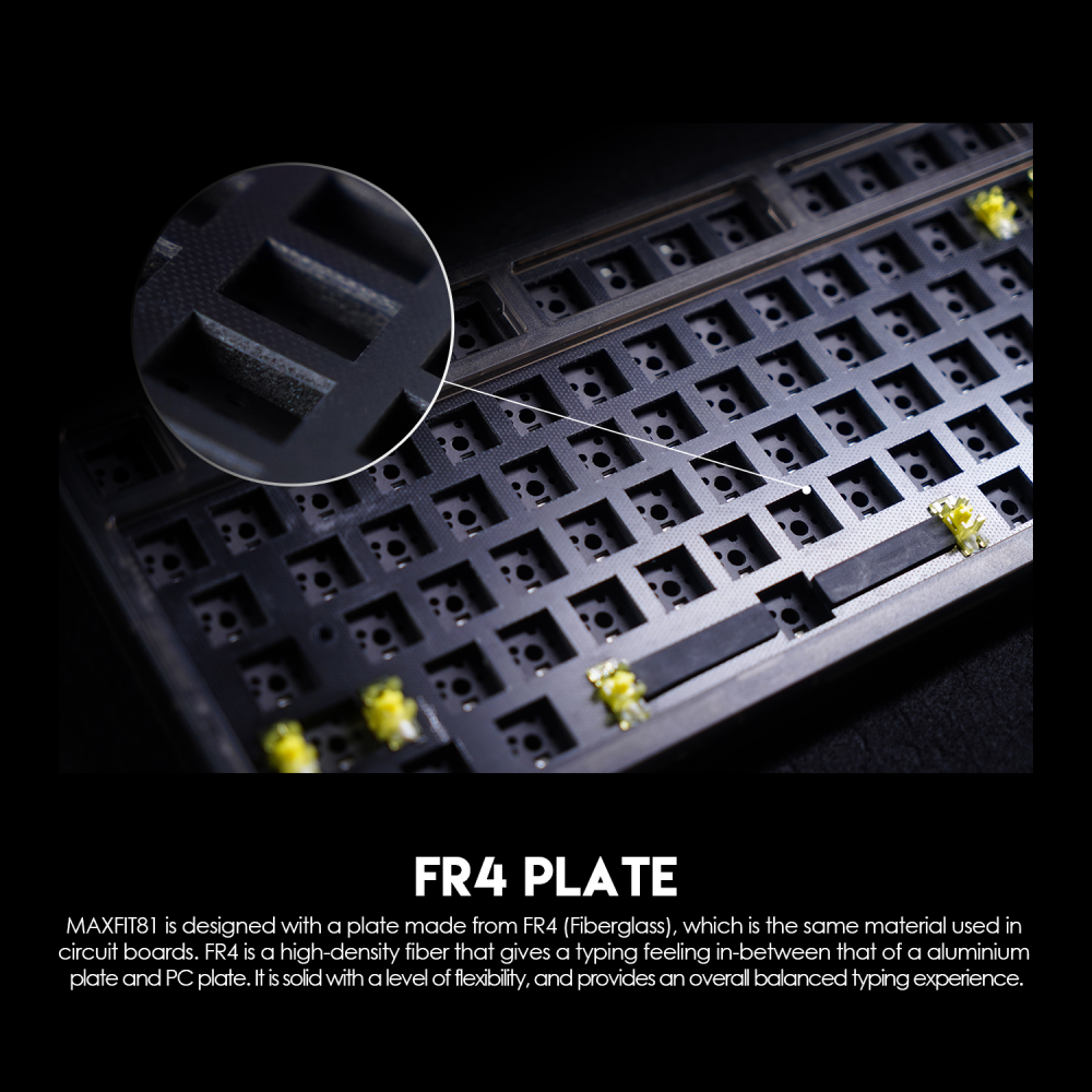Tastatura Mehanicka Gaming Fantech MK910 RGB PBT Maxfit81 Frost Wireless crna (blue switch)