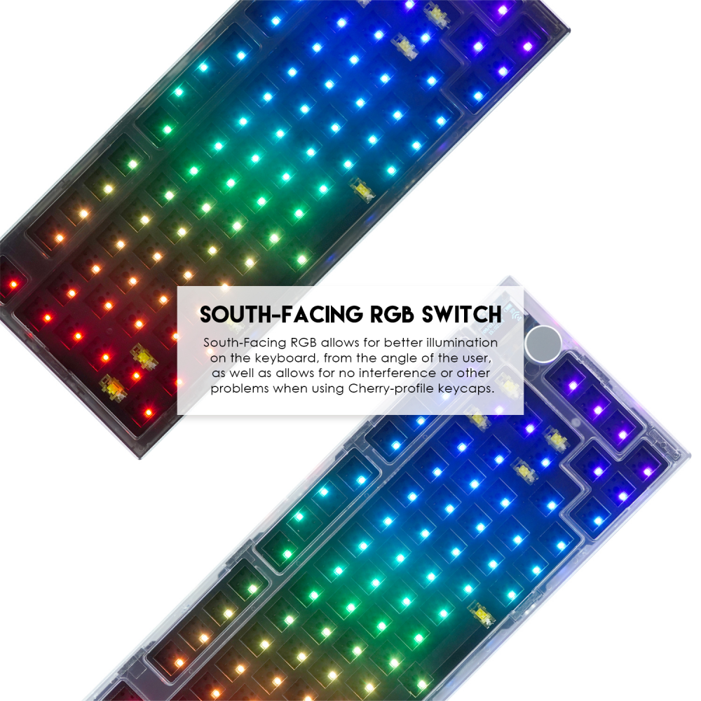 Tastatura Mehanicka Gaming Fantech MK910 RGB PBT Maxfit81 Frost Wireless crna (blue switch)