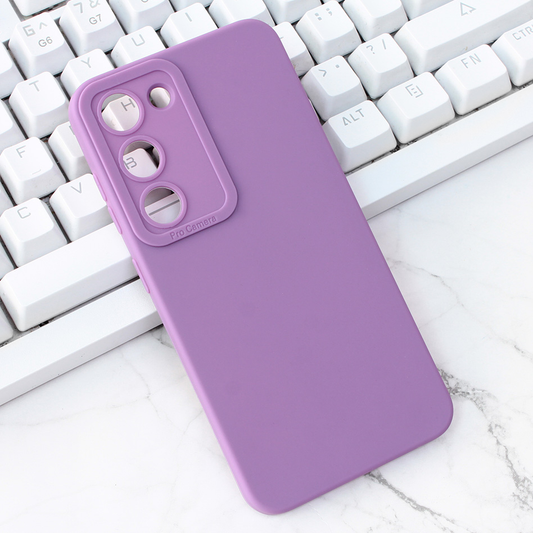 Torbica Silikon Pro Camera za Samsung S916 Galaxy S23 Plus ljubicasta