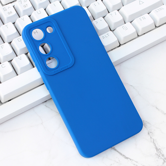 Torbica Silikon Pro Camera za Samsung S916 Galaxy S23 Plus plava