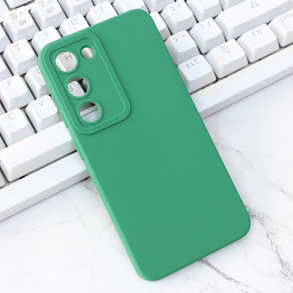 Torbica Silikon Pro Camera za Samsung S916 Galaxy S23 Plus tamno zelena