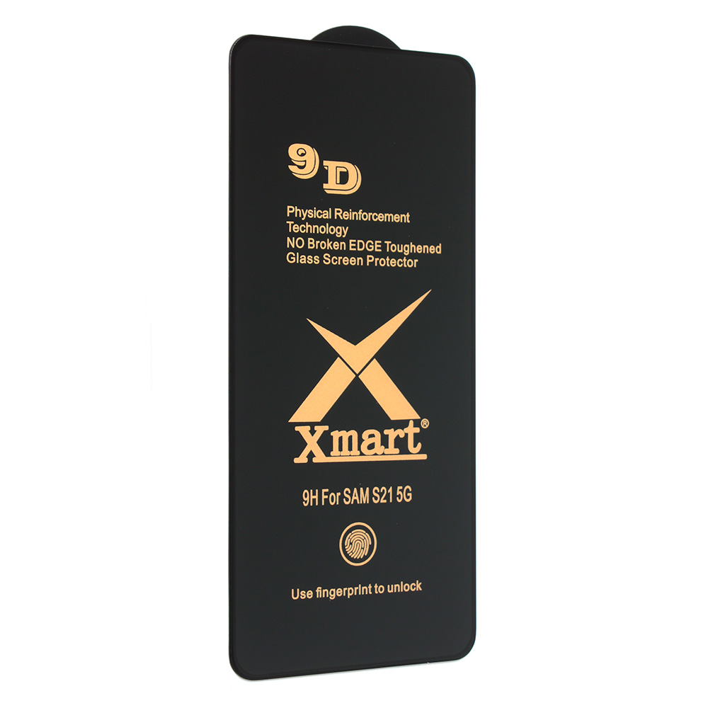 Zastitno staklo Tempered Glass X Mart 9D za Samsung G991B Galaxy S21 (fingerprint unlock)