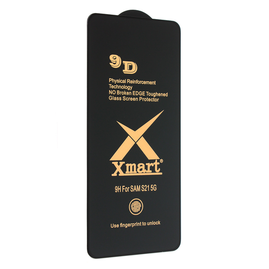 Zastitno staklo Tempered Glass X Mart 9D za Samsung G991B Galaxy S21 (fingerprint unlock)
