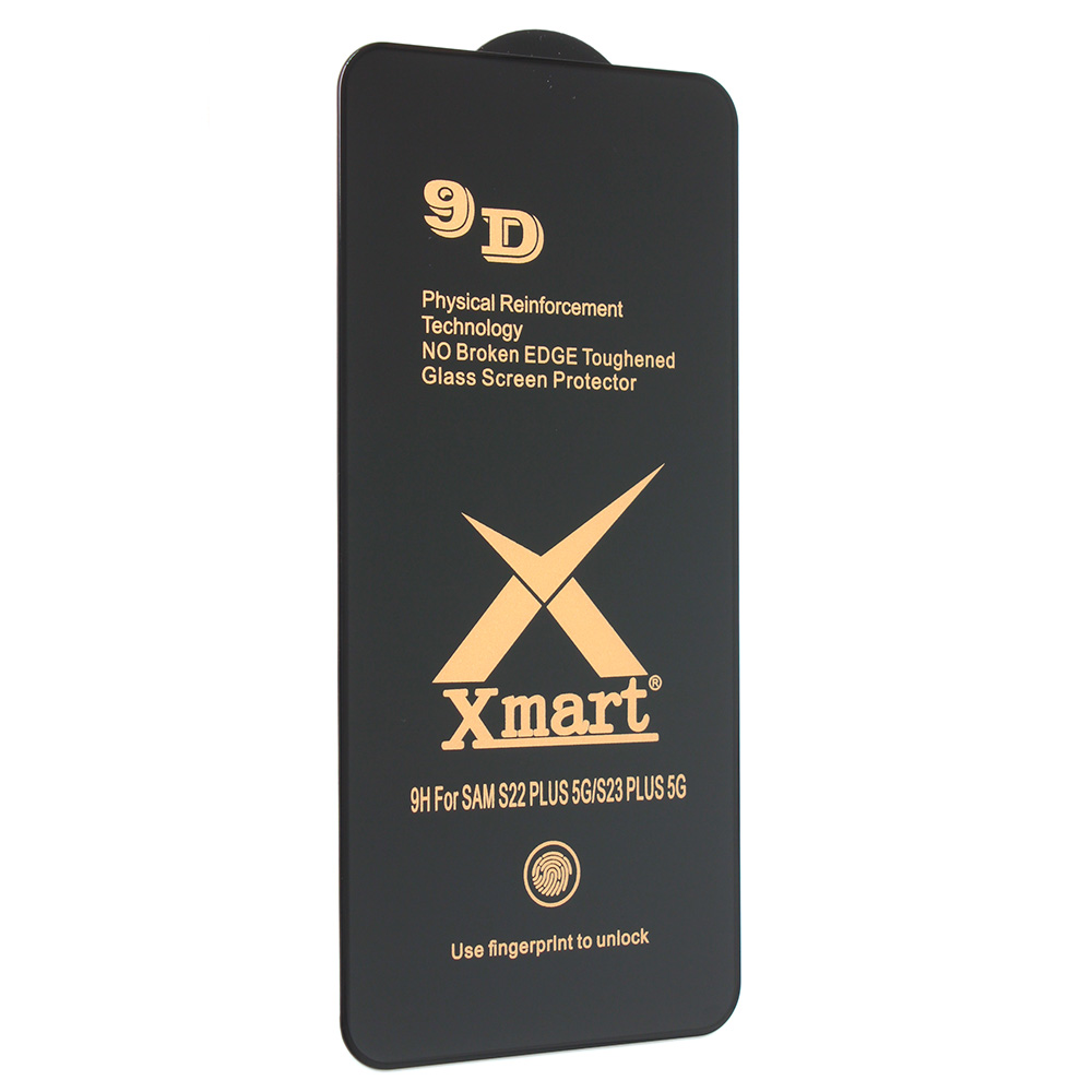 Zastitno staklo Tempered Glass X Mart 9D za Samsung S906B Galaxy S22 Plus 5G (fingerprint unlock)