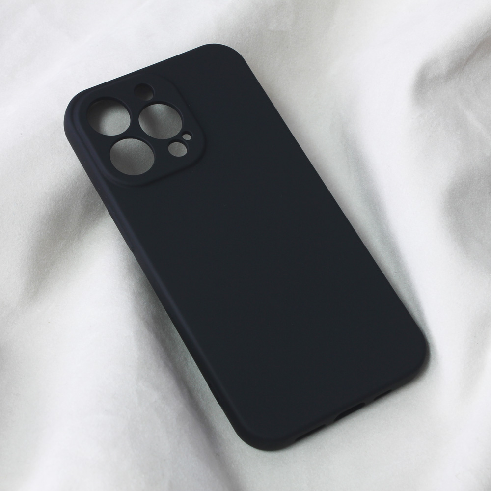 Torbica Teracell Soft Velvet za iPhone 13 Pro 6.1 crna