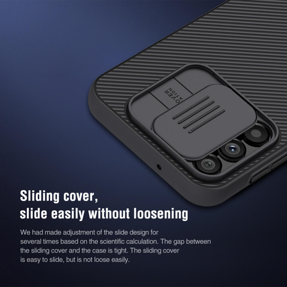 Torbica Nillkin CamShield za Samsung A145R Galaxy A14 4G plava