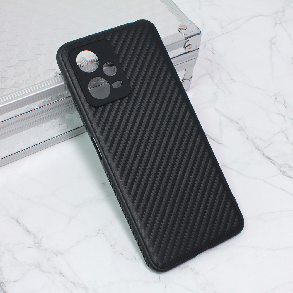 Torbica Carbon fiber za Xiaomi Redmi Note 12 5G (EU) crna