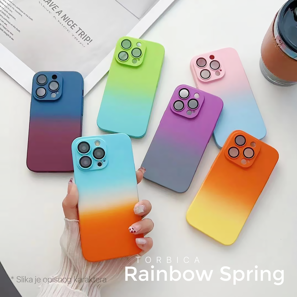 Torbica Rainbow Spring za Samsung A235F Galaxy A23 4G/5G narandzasto zuta