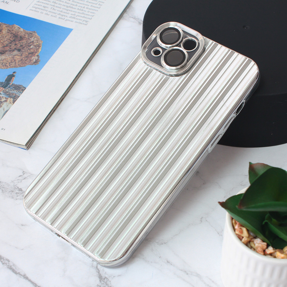 Torbica Shining Line za iPhone 14 Plus 6.7 siva