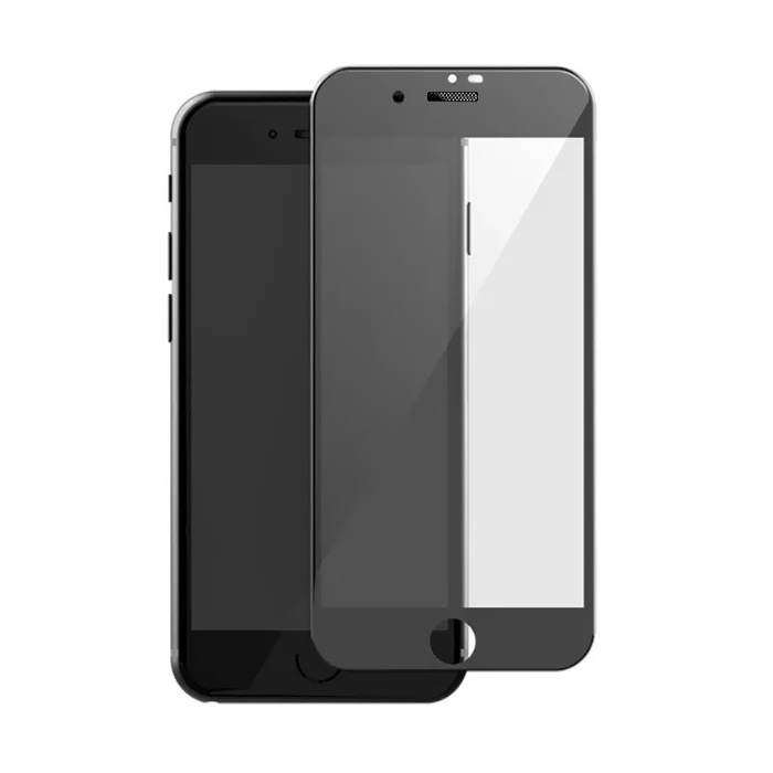 Zastitno Staklo Tempered glass 2.5D dust free Box za iPhone 7/8/SE crni