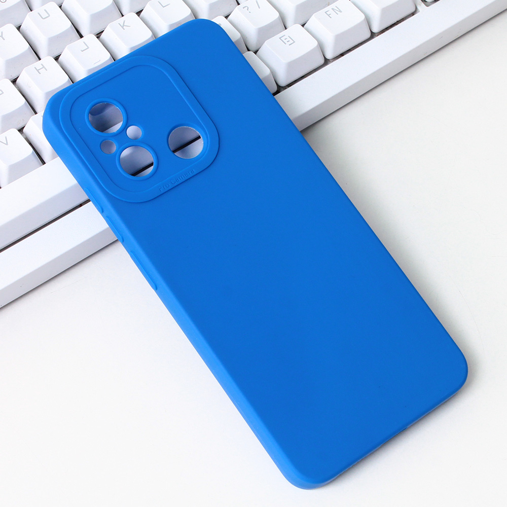 Torbica Silikon Pro Camera za Xiaomi Redmi 12C plava