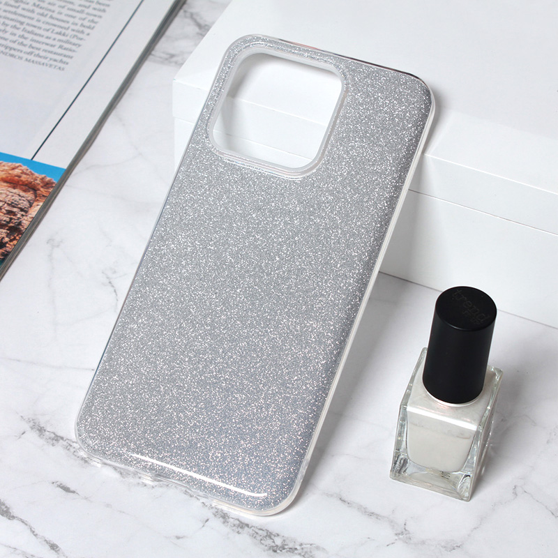 Torbica Crystal Dust za Xiaomi 13 srebrna