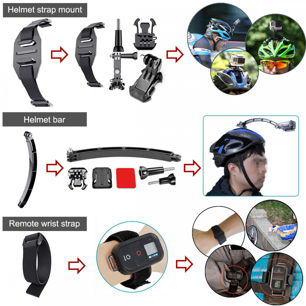 Kit za akcione kamere 120 u 1
