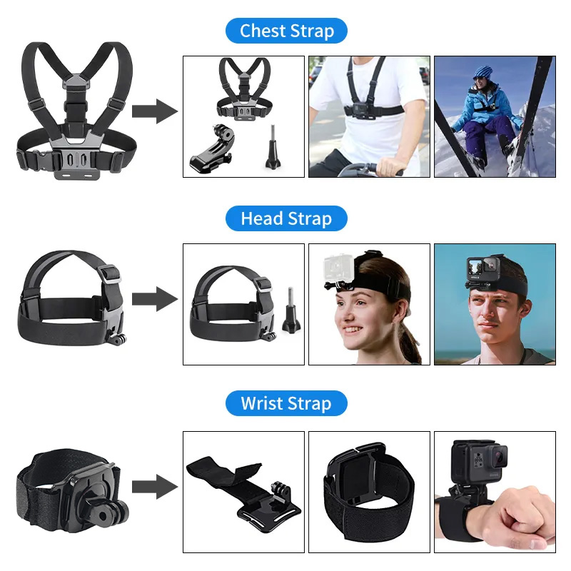 Kit za akcione kamere 14 u 1