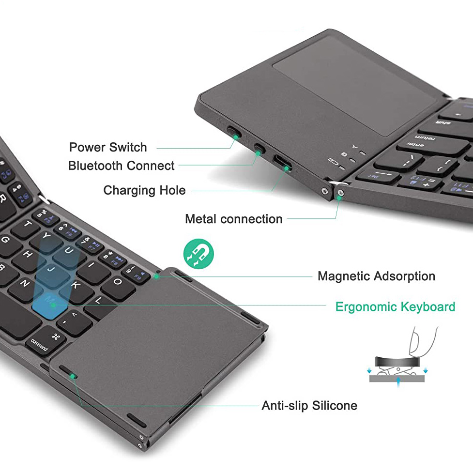 Tastatura Wireless sa touchpadom rasklopiva