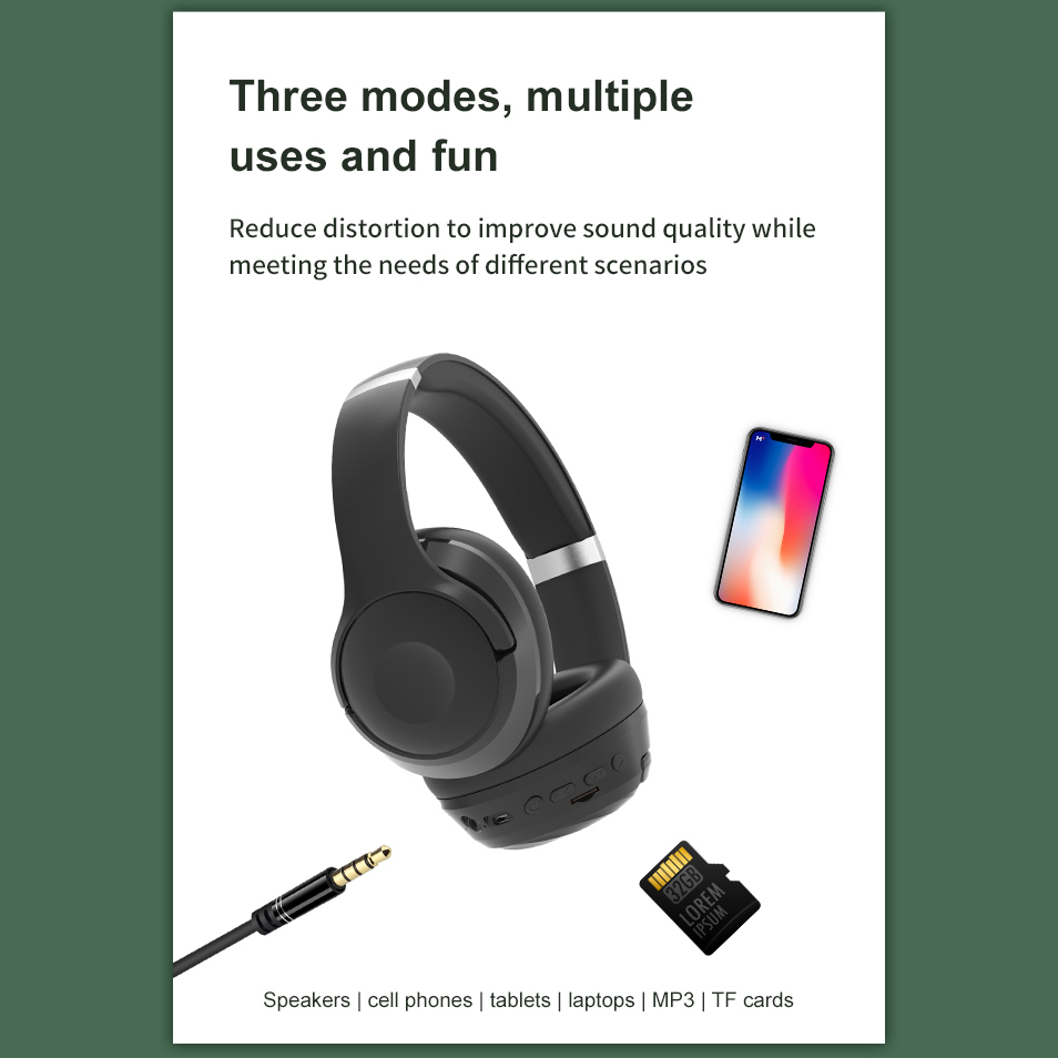 Bluetooth slusalice Sodo SD-1010 plave