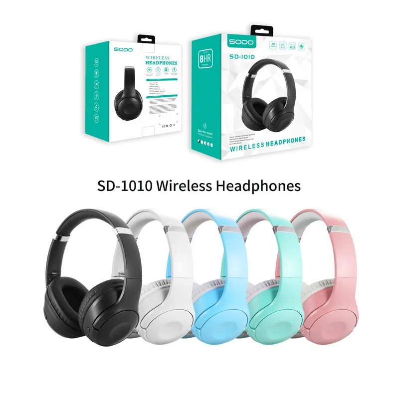 Bluetooth slusalice Sodo SD-1010 roze