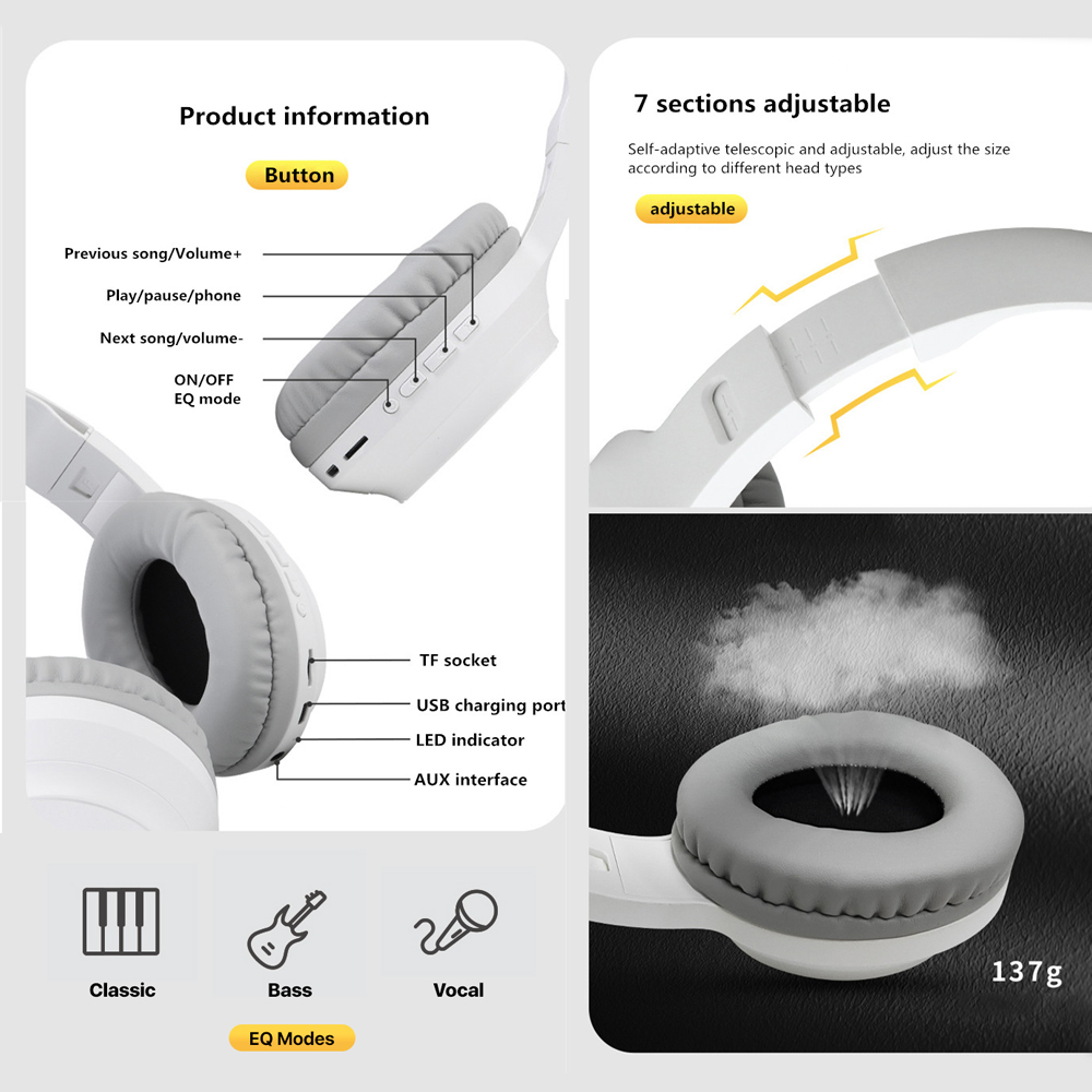Bluetooth slusalice Sodo SD-703 plave