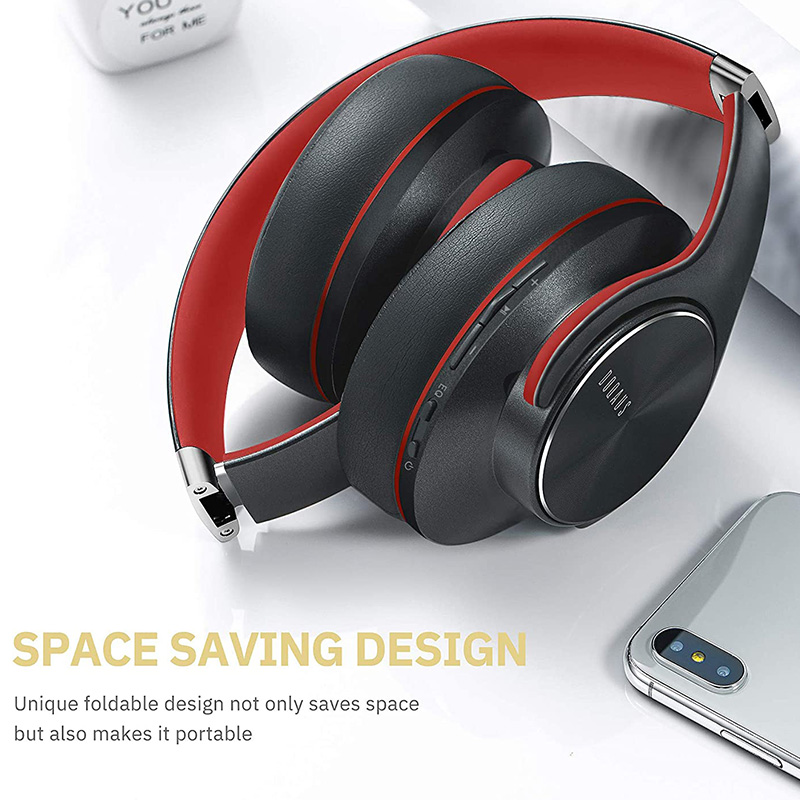 Bluetooth slusalice DOQAUS VOUGE 5 crvene