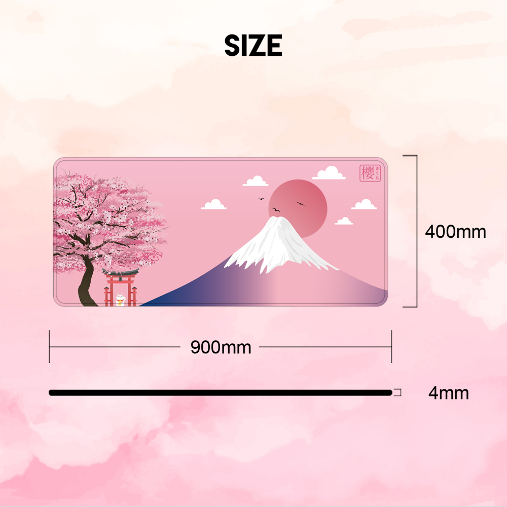 Podloga za mis Fantech MP905 Ato Deskmat Sakura