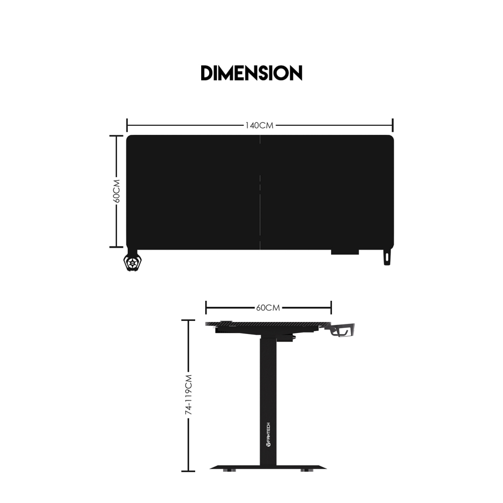 Sto Gaming Fantech GD914 crni