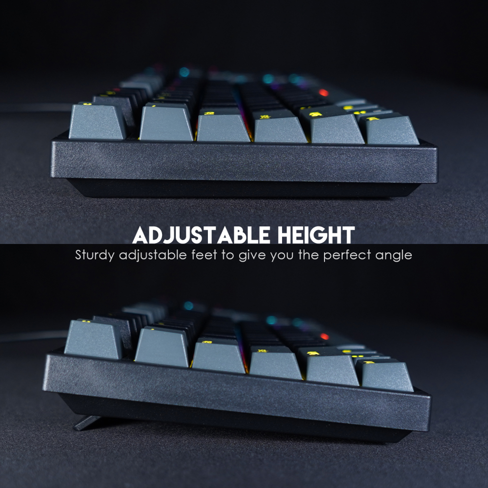 Tastatura Mehanicka Gaming Fantech MK886 RGB Atom crna (Red switch)