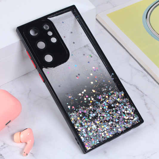 Torbica Frame Glitter za Samsung S918B Galaxy S23 Ultra crna