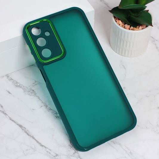 Torbica Shining Camera za Samsung Galaxy A24 4G tamno zelena