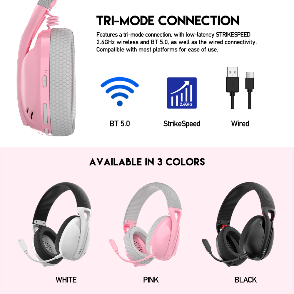 Bluetooth slusalice Fantech WHG01 Tamago Sakura