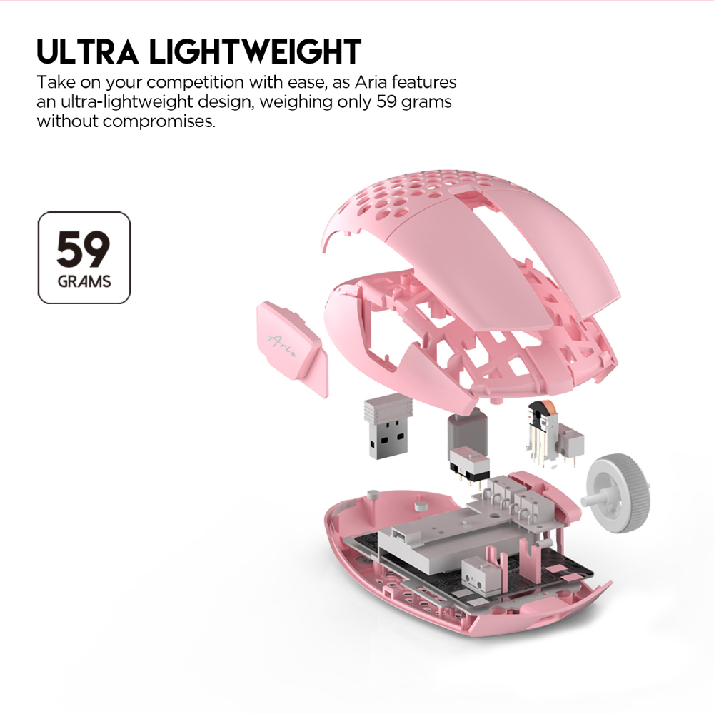 Mis Wireless Gaming Fantech XD7 Aria Sakura