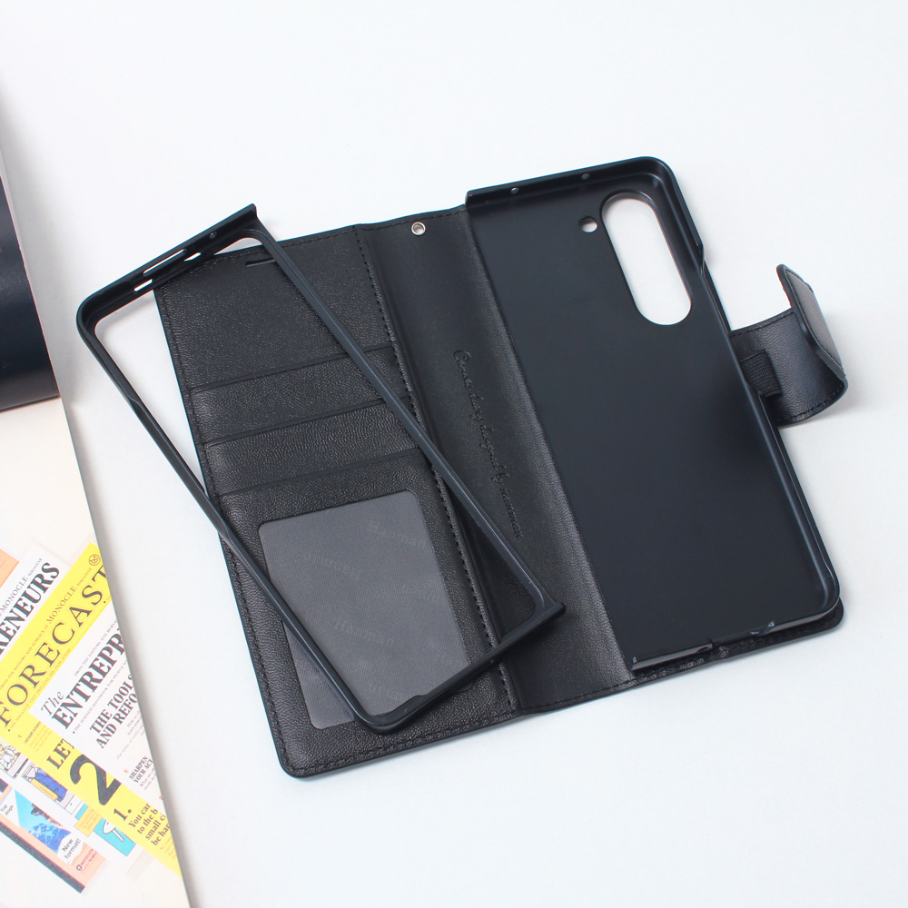 Torbica Hanman Canvas ORG za Samsung F946B Galaxy Z Fold 5 5G crna